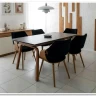 Стол обеденный Halmar LOZANO (черный мрамор/ореховый) заказать по цене 68 406 руб. в Волгограде