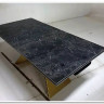 Стол ALES 180 BLACK GRAVE SOLID CERAMIC, керамика / бронзовый, DISAUR заказать по цене 83 655 руб. в Волгограде