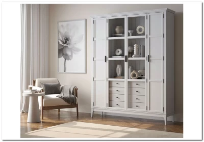 Шкаф для книг Квадро-С 422Ф/04 из массива сосны