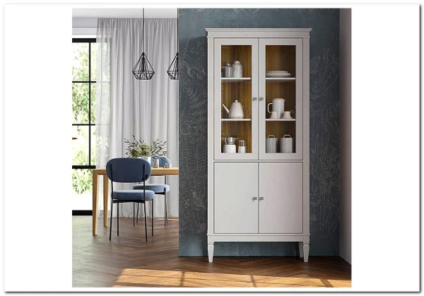 Шкаф для посуды Ольса-С 220 из массива сосны заказать по цене 46 397 руб. в Волгограде