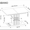 Стол обеденный Halmar FABIANO 135 раскладной (дуб вотан/черный) заказать по цене 31 373 руб. в Волгограде