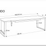 Стол обеденный Halmar CANDIDO 160 раскладной (дуб вотан/черный) заказать по цене 80 270 руб. в Волгограде