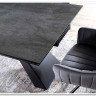 Стол обеденный Signal SALVADORE Ceramic 180 раскладной (серый мрамор/черный мат) заказать по цене 143 312 руб. в Волгограде