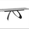 Стол обеденный Signal DIUNA Ceramic 160 раскладной (Statuario Venato белый/черный мат) заказать по цене 156 634 руб. в Волгограде