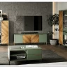 Витрина Siena REG1W1D1S дымчатый зеленый/дуб вотан BRW заказать по цене 28 950 руб. в Волгограде