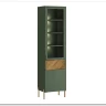 Витрина Siena REG1W1D1S дымчатый зеленый/дуб вотан BRW заказать по цене 28 950 руб. в Волгограде