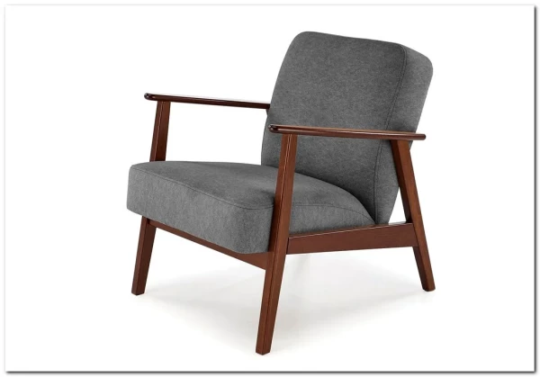 Кресло Halmar MILANO 1S tap. Castel 93 (серый) заказать по цене 33 355 руб. в Волгограде