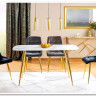 Стул кухонный Signal CHIC Velvet Bluvel 52 (античный розовый/золотой) заказать по цене 10 726 руб. в Волгограде