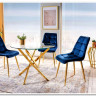 Стул кухонный Signal CHIC Velvet Bluvel 52 (античный розовый/золотой) заказать по цене 10 726 руб. в Волгограде