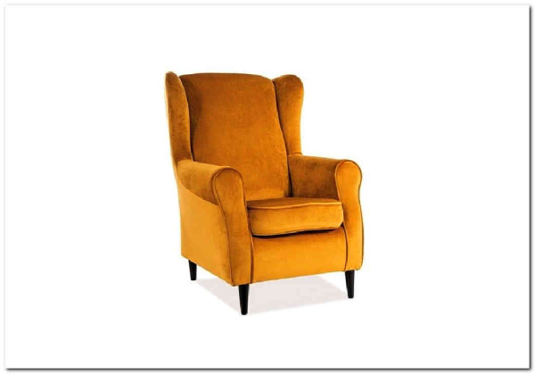 Кресло BARON Velvet Bluvel 68  Signal (карри) заказать по цене 47 283 руб. в Волгограде