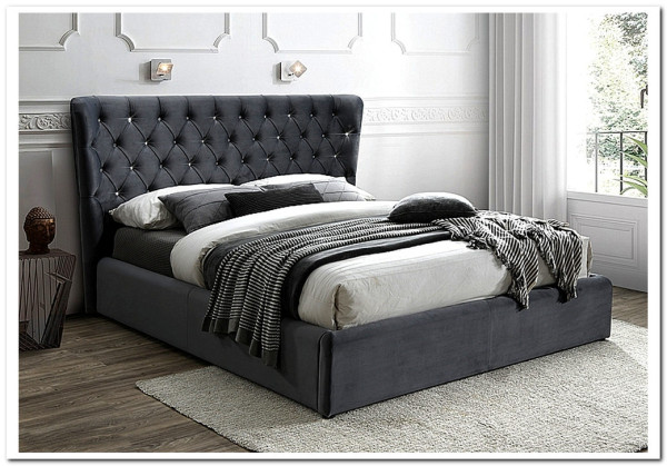 Кровать Signal CARVEN VELVET BLUVEL 14 (серый) 160/200 заказать по цене 87 225 руб. в Волгограде