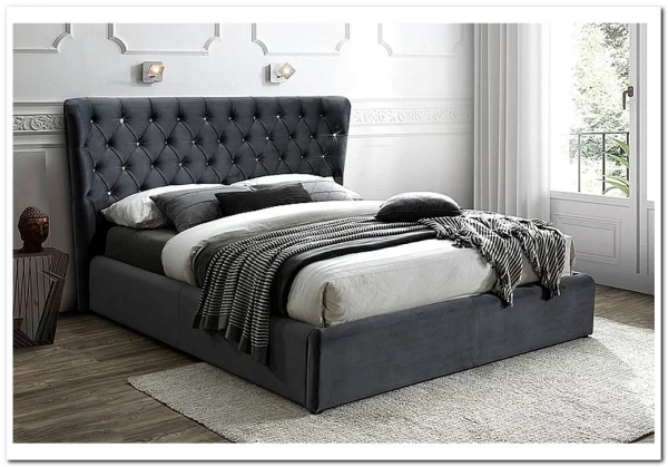 Кровать Signal CARVEN VELVET BLUVEL 14 (серый) 160/200 заказать по цене 88 969 руб. в Волгограде