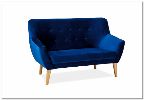 Диван Signal NORDIC 2 Velvet Bluvel 86 синий заказать по цене 54 053 руб. в Волгограде