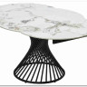 Стол BUENO 120 GLOSS GOLDEN JADE SOLID CERAMIC / BLACK, DISAUR заказать по цене 108 700 руб. в Волгограде