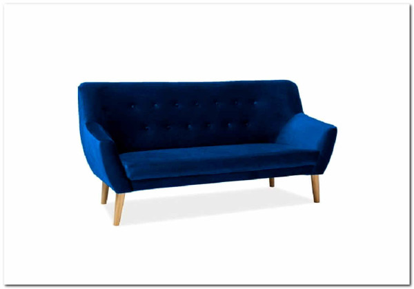 Диван Signal NORDIC 3 Velvet Bluvel 86 синий заказать по цене 67 577 руб. в Волгограде