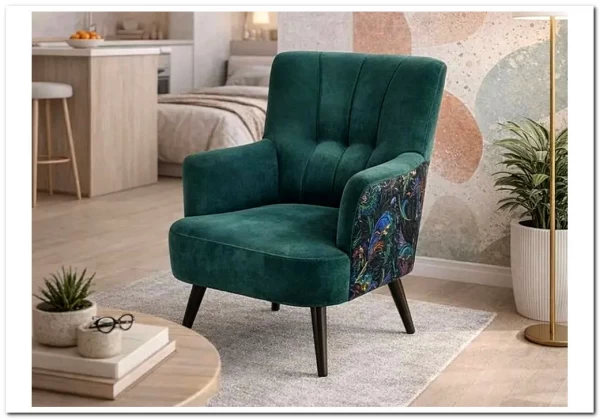 Кресло Halmar PAGONI (темно-зеленый/черный) заказать по цене 43 019 руб. в Волгограде