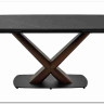 Стол BLANCO 160 MATT BLACK MARBLE SOLID CERAMIC / Орех, DISAUR заказать по цене 102 000 руб. в Волгограде