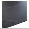 Стол BLANCO 160 MATT BLACK MARBLE SOLID CERAMIC / Орех, DISAUR заказать по цене 106 800 руб. в Волгограде