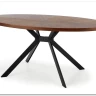 Стол обеденный Halmar LOCARNO (ореховый/черный) заказать по цене 44 604 руб. в Волгограде