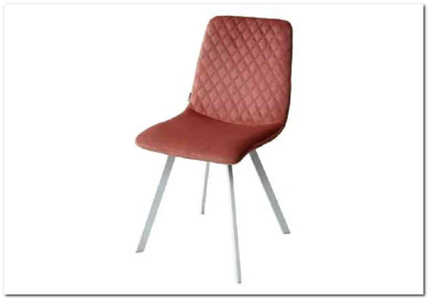 Стул DAIQUIRI BLUVEL-52 PINK / белый каркас, велюр заказать по цене 3 750 руб. в Волгограде