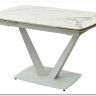 Стол ALATRI 120 GLOSS STATUARIO WHITE SINTERED STONE / WHITE заказать по цене 79 600 руб. в Волгограде