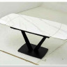 Стол ALATRI 120 MATT WHITE MARBLE SINTERED STONE / BLACK заказать по цене 75 200 руб. в Волгограде