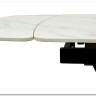 Стол ALATRI 120 MATT WHITE MARBLE SINTERED STONE / BLACK заказать по цене 75 200 руб. в Волгограде