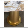Стол TERAMO 135 GLOSS GRAND JADE SOLID CERAMIC, керамика, поворотн.механизм / Бронзовый, DISAUR заказать по цене 63 810 руб. в Волгограде