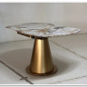 Стол TERAMO 135 GLOSS GRAND JADE SOLID CERAMIC, керамика, поворотн.механизм / Бронзовый, DISAUR заказать по цене 63 810 руб. в Волгограде