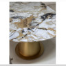 Стол TERAMO 135 GLOSS GRAND JADE SOLID CERAMIC, керамика, поворотн.механизм / Бронзовый, DISAUR заказать по цене 63 810 руб. в Волгограде