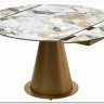 Стол TERAMO 135 GLOSS GRAND JADE SOLID CERAMIC, керамика, поворотн.механизм / Бронзовый, DISAUR заказать по цене 63 810 руб. в Волгограде