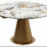 Стол TERAMO 135 GLOSS GRAND JADE SOLID CERAMIC, керамика, поворотн.механизм / Бронзовый, DISAUR заказать по цене 63 810 руб. в Волгограде