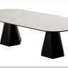 Стол ОРФЕЙ 240 нераскладной цвет ОНИКС (ONYX SABLE PULIDO), керамика / Черный каркас заказать по цене 101 050 руб. в Волгограде