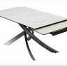 Стол ESTEBIO 160 KL-99 Белый мрамор матовый, итальянская керамика/ Серый металлик, DISAUR заказать по цене 100 240 руб. в Волгограде
