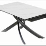 Стол ESTEBIO 160 KL-99 Белый мрамор матовый, итальянская керамика/ Серый металлик, DISAUR заказать по цене 100 240 руб. в Волгограде