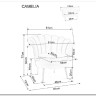 Кресло SIGNAL CAMELLIA Velvet Bluvel 14 (серый/золотой) заказать по цене 27 417 руб. в Волгограде