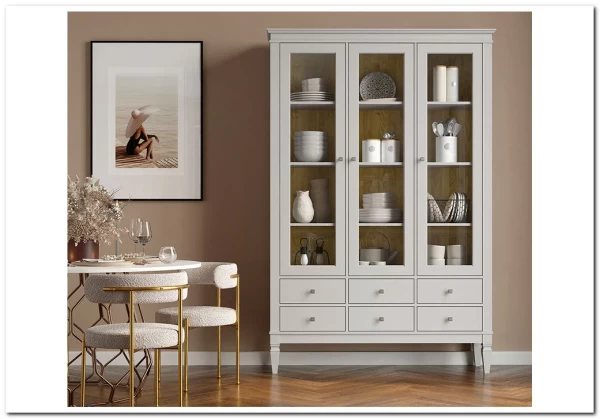 Шкаф для посуды Ольса-С 306 из массива сосны заказать по цене 81 929 руб. в Волгограде