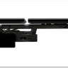 Стол Кентукки 3 140 БЕЛЫЙ МРАМОР, стекло / ЧЕРНЫЙ заказать по цене 49 950 руб. в Волгограде