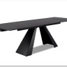 Стол обеденный Signal SALVADORE Ceramic 160 раскладной (Pietra Di Savoia серый/черный мат) заказать по цене 136 474 руб. в Волгограде