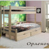 Двухъярусная кровать Орлёнок c нижним спальным местом 120/140 из сосны по цене 49 130 руб. в магазине Другая Мебель в Волгограде