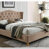Кровать Signal ASPEN VELVET BLUVEL 28 (бежевый/дуб) 160/200 заказать по цене 62 781 руб. в Волгограде