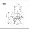 Стул кухонный Halmar K536 (оливковый/черный) заказать по цене 17 129 руб. в Волгограде
