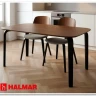 Стол обеденный Halmar PEDRO 160 (орех/черный) заказать по цене 49 171 руб. в Волгограде