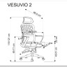 Кресло компьютерное HALMAR VESUVIO 2 бирюзовый/серый/белый заказать по цене 15 791 руб. в Волгограде