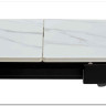 Стол CORNER 120 MATT WHITE MARBLE SOLID CERAMIC / BLACK заказать по цене 53 750 руб. в Волгограде
