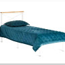 Купить Кровать Iris (mod.9311) дерево гевея/металл, 90*200 см (Single bed), Белый (White) с доставкой по России по цене производителя можно в магазине Другая Мебель в Волгограде