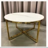 Стол журнальный Signal SALMA эффект белого мрамора/золотой заказать по цене 29 559 руб. в Волгограде