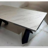 Стол ORISTANO 200 MARBLES KL-99 Белый мрамор матовый, итальянская керамика/ черный каркас, DISAUR заказать по цене 99 040 руб. в Волгограде
