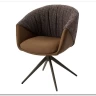 Стул ГИССЕН (GISSEN) 360 град., цвет КОФЕ HP032-08A PU / V885-1, экокожа / ткань / ЛАТТЕ, ®DISAUR заказать по цене 18 550 руб. в Волгограде