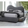 Кровать Halmar AMBER (серый) 160/200 заказать по цене 68 988 руб. в Волгограде